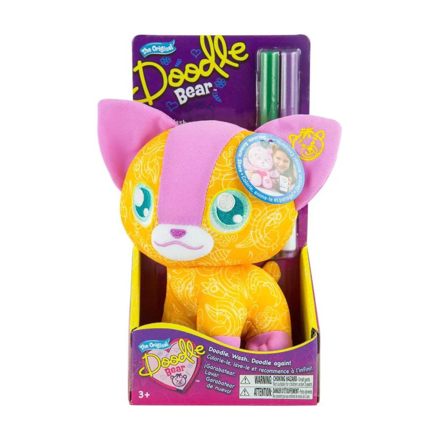 Doodle Bear Wash Mini - Orange