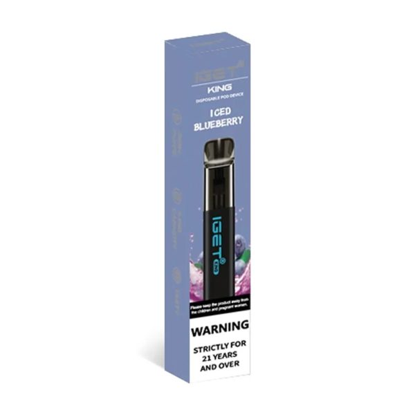 IGET King Disposable Vape - Iced Blueberry - 2600 Puffs