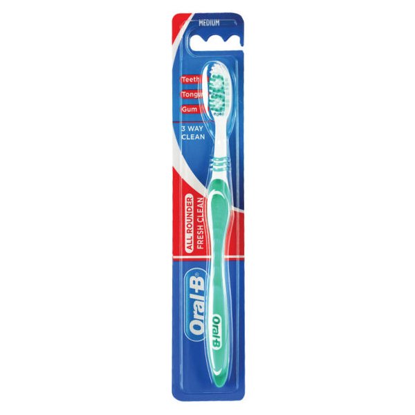 Oral-B All Rounder Toothbrush 1 Pack - Medium