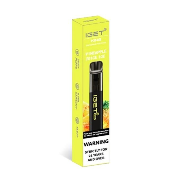 IGET King Disposable Vape - Pineapple Juice Ice - 2600 Puffs
