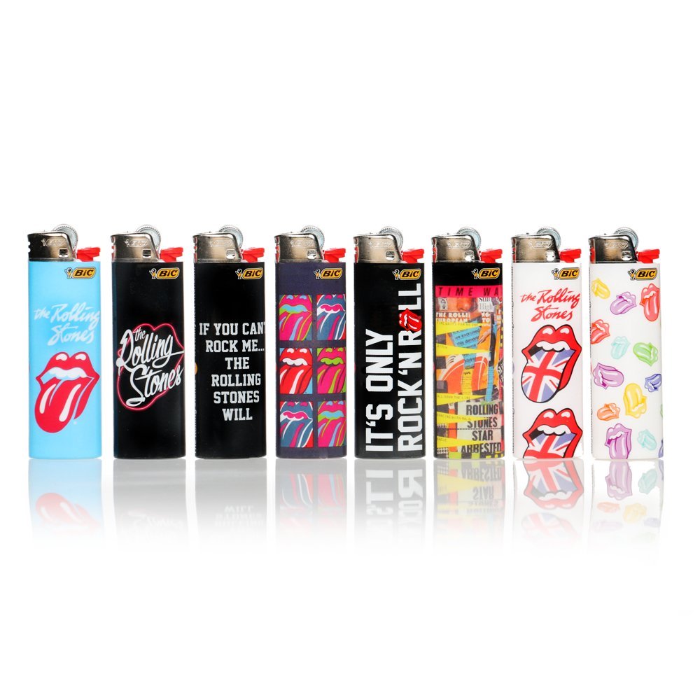 Bic Lighters Print - Rolling Stones