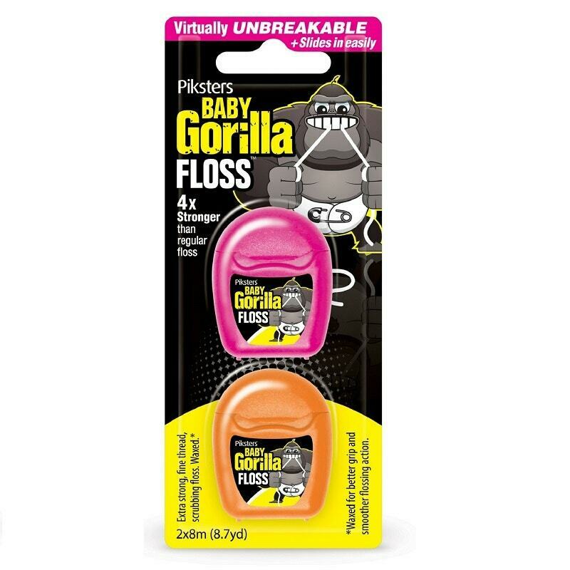 Piksters Baby Gorilla Floss Twin Pack 8m