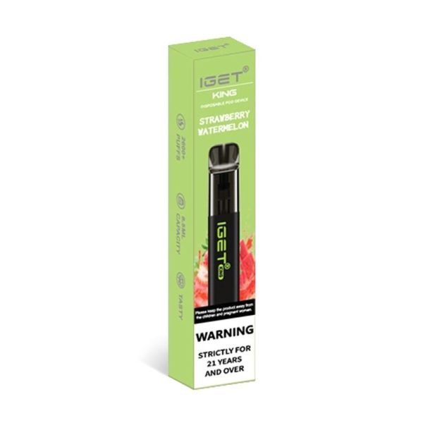 IGET King Disposable Vape - Strawberry Watermelon - 2600 Puffs