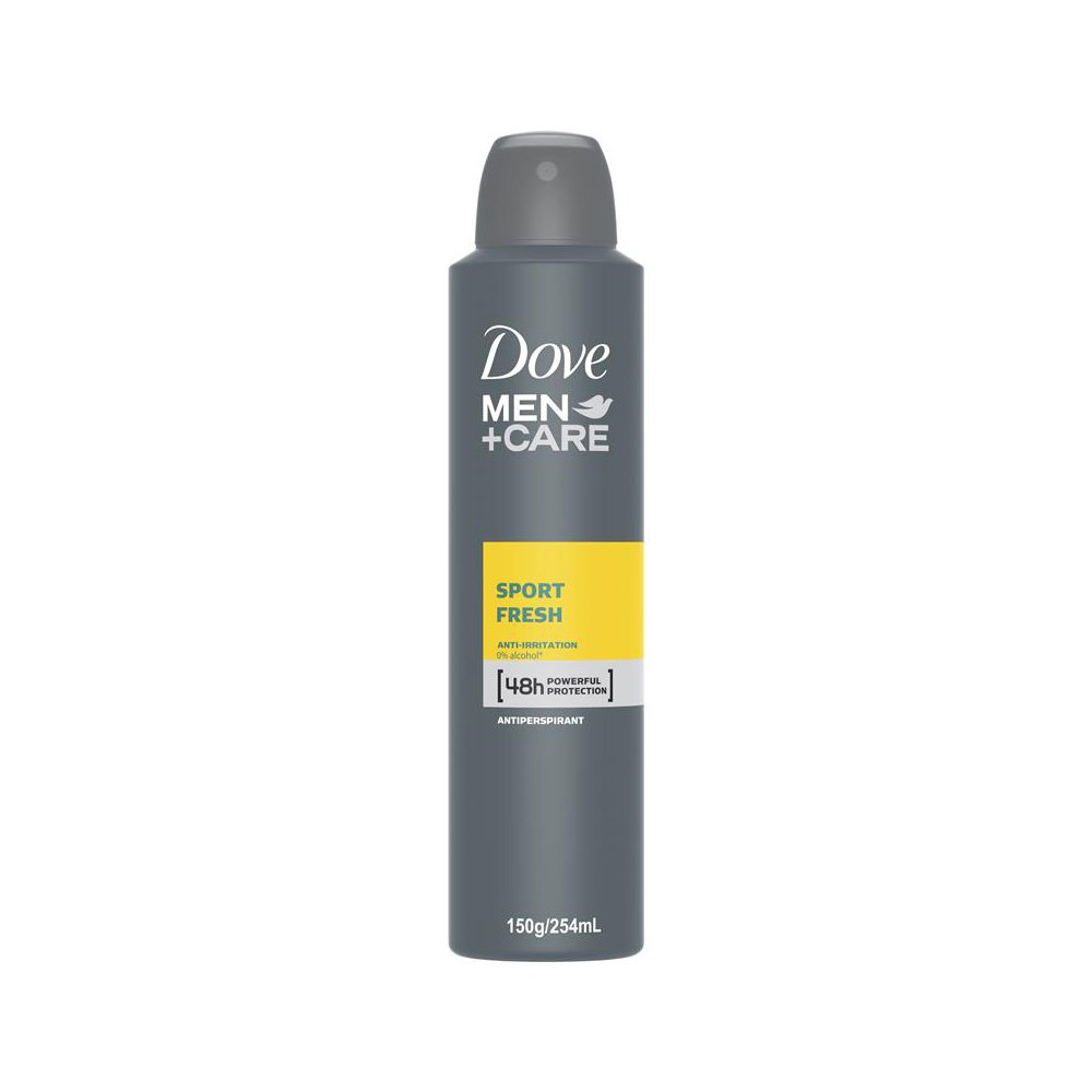 Dove Men Antiperspirant Aerosol Deodorant Sport Fresh - 150g/254mL