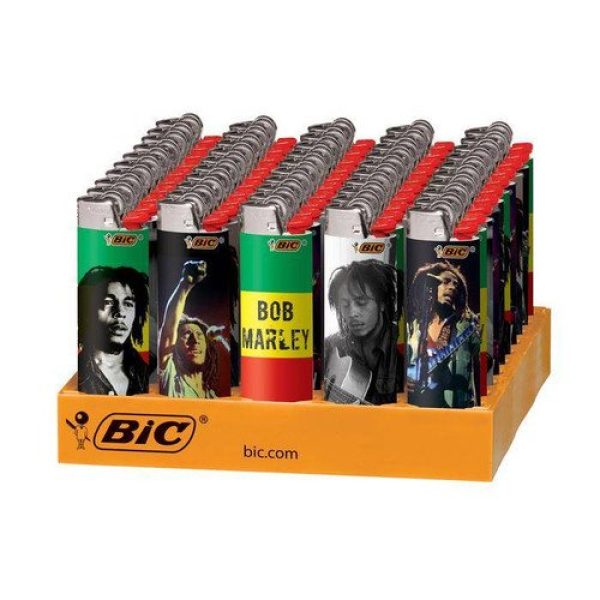 Bic Lighters Print - Bob Marley