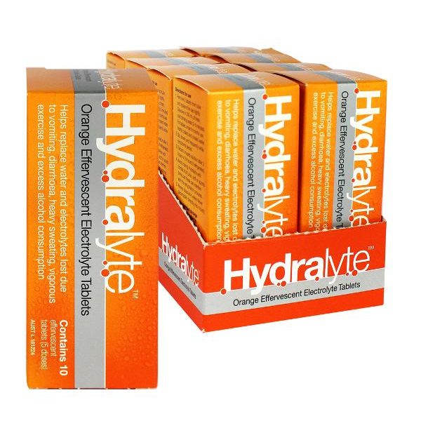 Hydralyte Effervescent Orange Tab - 10 Pack