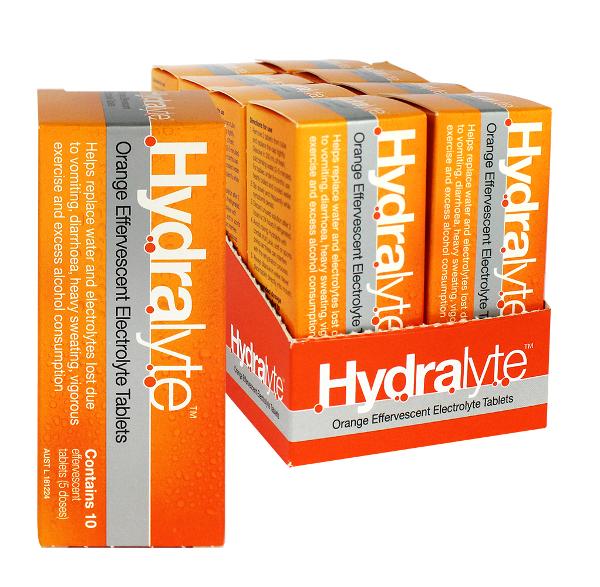 Hydralyte Effervescent Orange Tab - 10 Pack