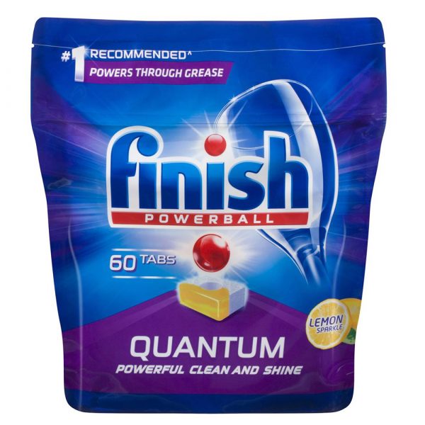 Finish Powerball Quantum Dishwasher Tablets Lemon 60 pack