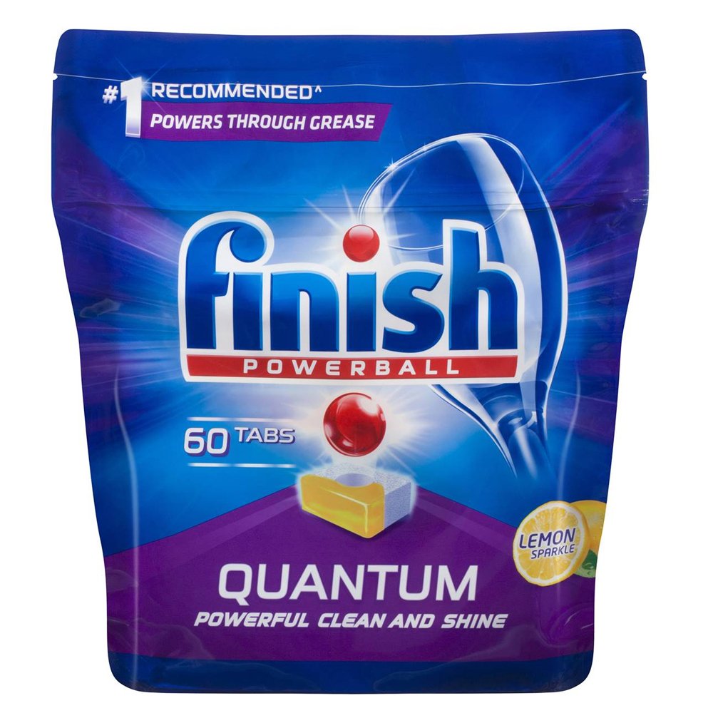Finish Powerball Quantum Dishwasher Tablets Lemon 60 pack