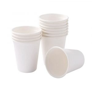 Lemon & Lime ECO Sugarcane Cups White 12 Pack - 250ml
