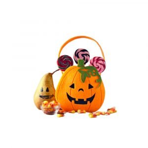 Kids Halloween Candy Bag - Light Orange