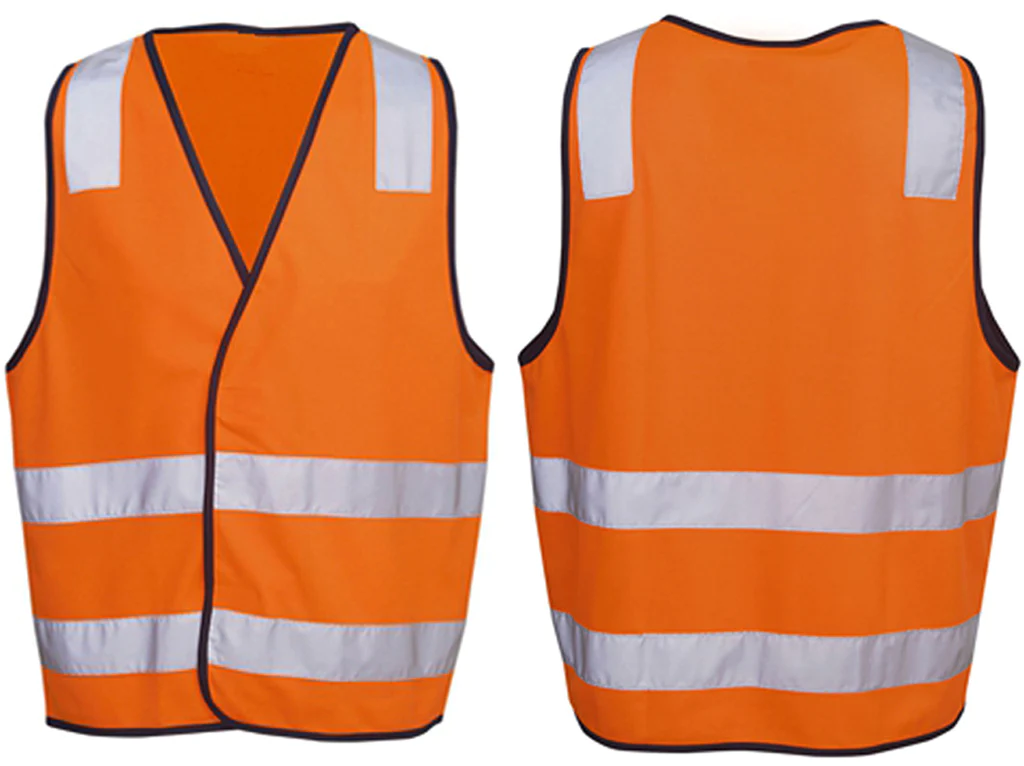 Safety Vest H With Velcro - Orange - 2XL
