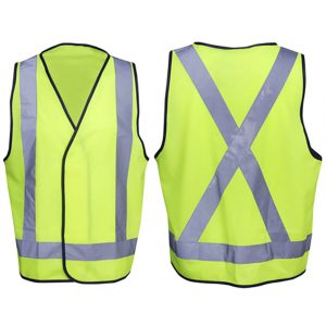 Safety Vest X With Velcro - Green - S