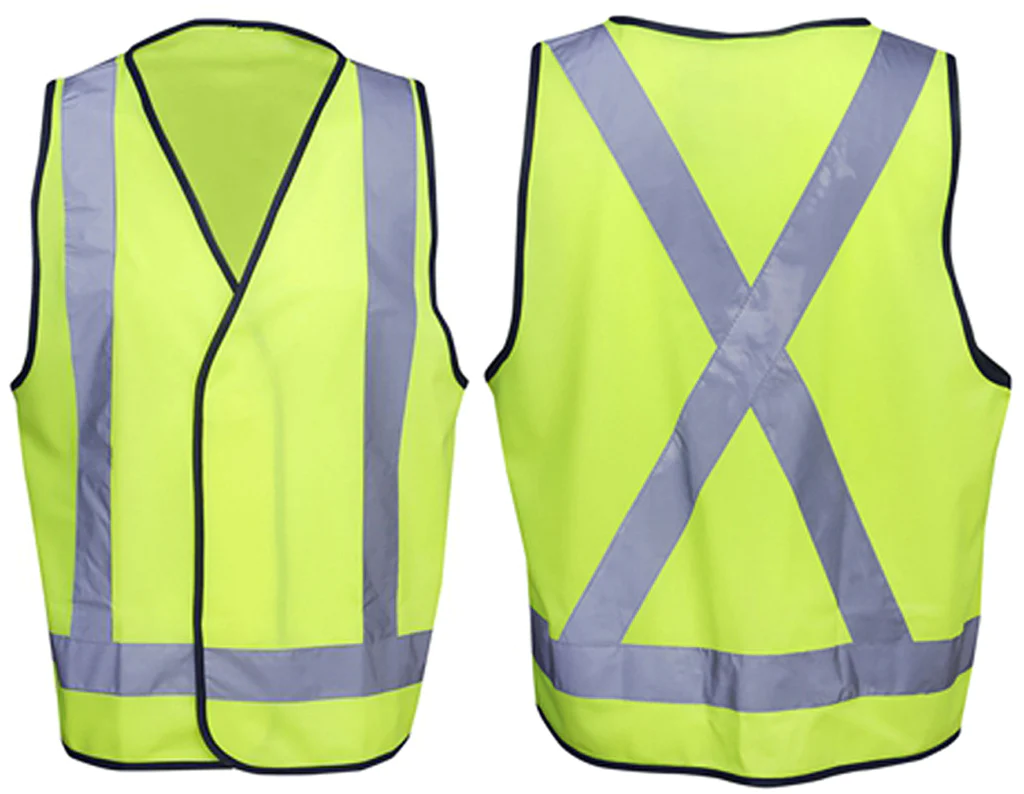 Safety Vest X With Velcro - Green - L