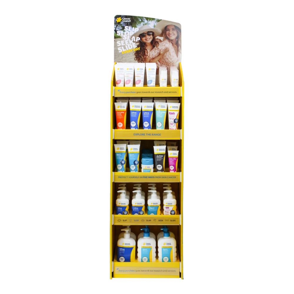 Cancer Council 78Pk Pre Pack Stand