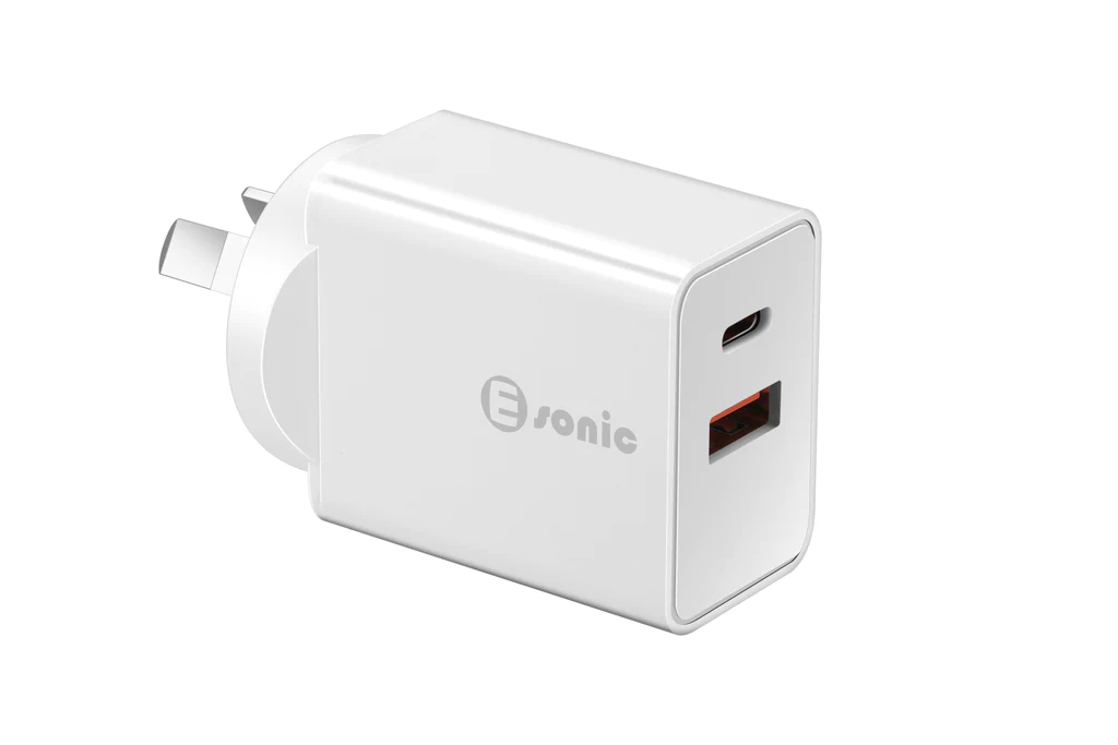 2 USB Charger with Type-C + USB-A 20W - Image 2