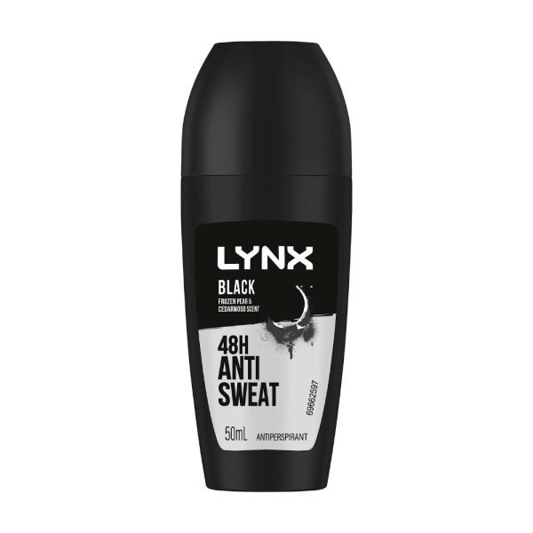 Lynx Men Antiperspirant Roll On Deodorant Black - 50ml