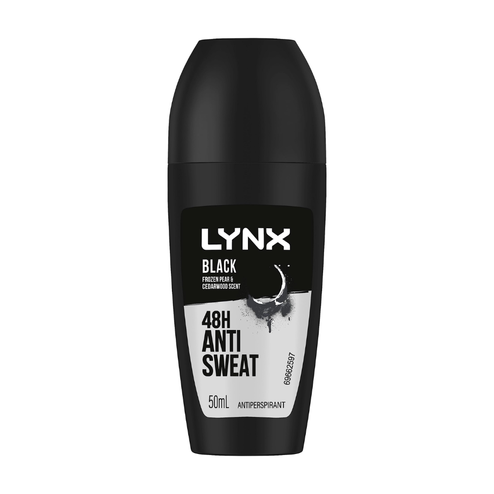 Lynx Men Antiperspirant Roll On Deodorant Black - 50ml