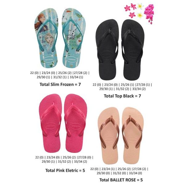 Havaianas Kid Assorted Color & Size