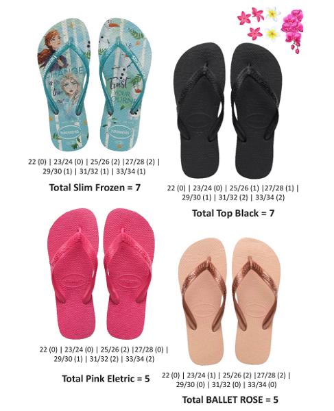 Havaianas Kid Assorted Color & Size