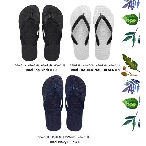 Havaianas Men Assorted Color & Size