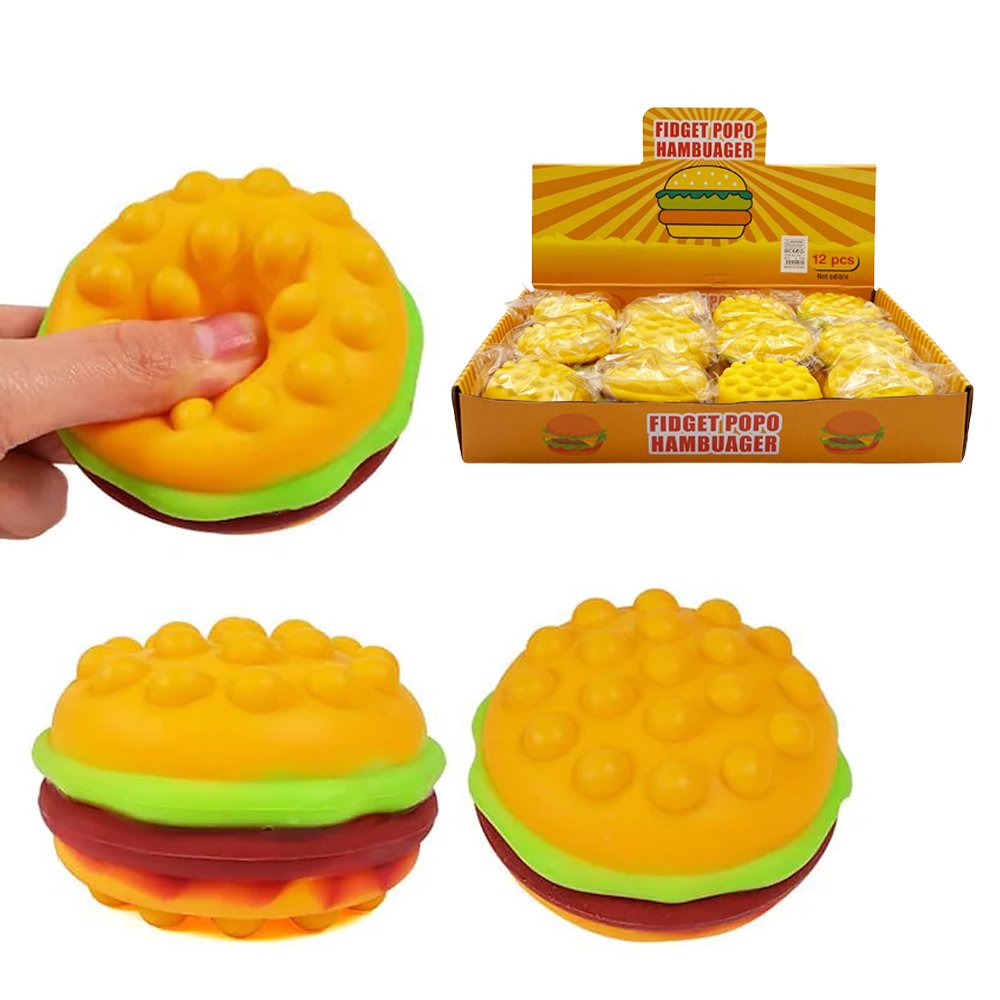 Squishy Hamburger Pop - Mindfulness Toy - CDU