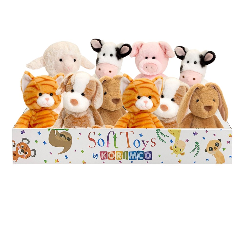 Korimco Love To Hug Farm Pet Mix - 25cm - CDU