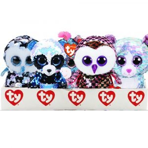 Ty Beanie Boos - Sequin Flippables - Medium - CDU