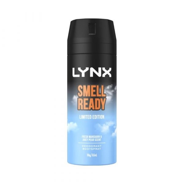 Lynx Smell Ready Deodorant - Body Spray - 106g/165ml