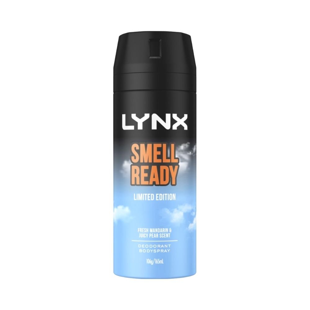 Lynx Smell Ready Deodorant - Body Spray - 106g/165ml
