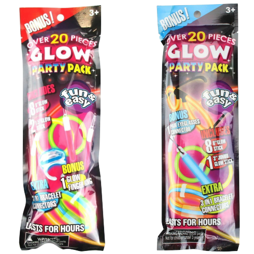 Glow In The Dark - Glow Stick Party Pack - 20 Pack - Image 2