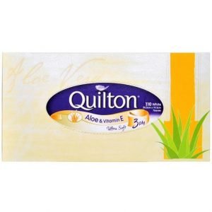 Quilton 3ply Aloe Vera Facial Tissues - 95 Pack