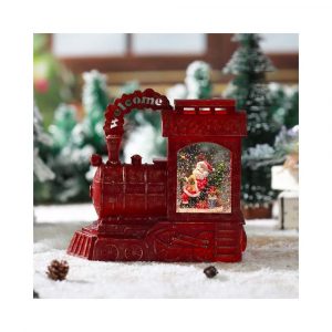 Christmas Train Snow Lantern