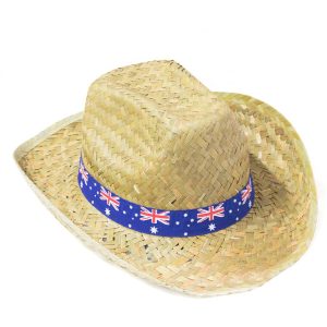 Australia Flag Straw Hat