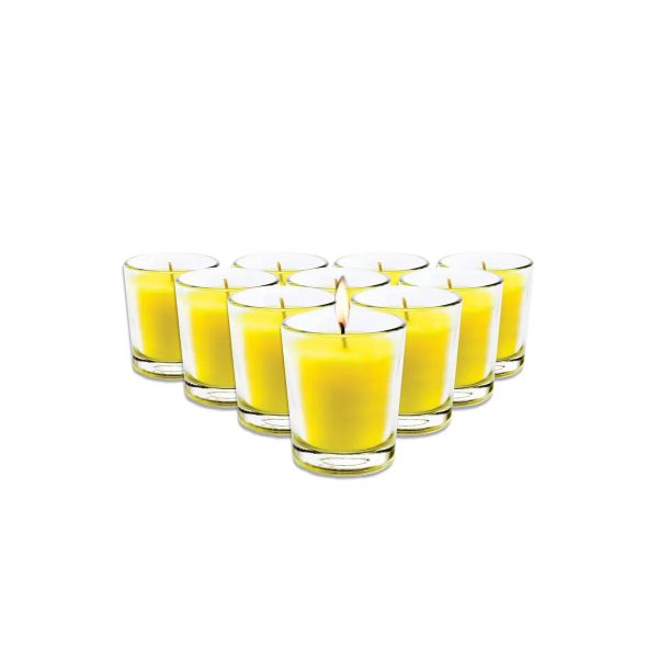 Citronella Candle In Shot Glass Holder 5 Pack- 45g