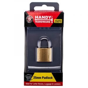 Handy Hardware Padlock Heavy Duty 25mm