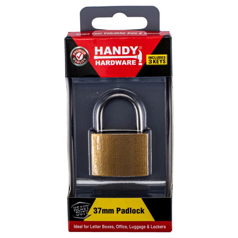 Handy Hardware Padlock Heavy Duty 37mm