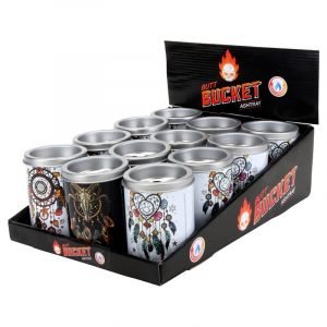 Ashtray Butt Bucket - 7cm x 10cm - Tin - Dream Catcher Designs
