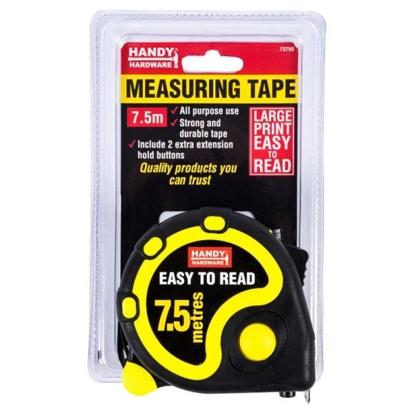 Handy Hardware Tape Measure 7.5m