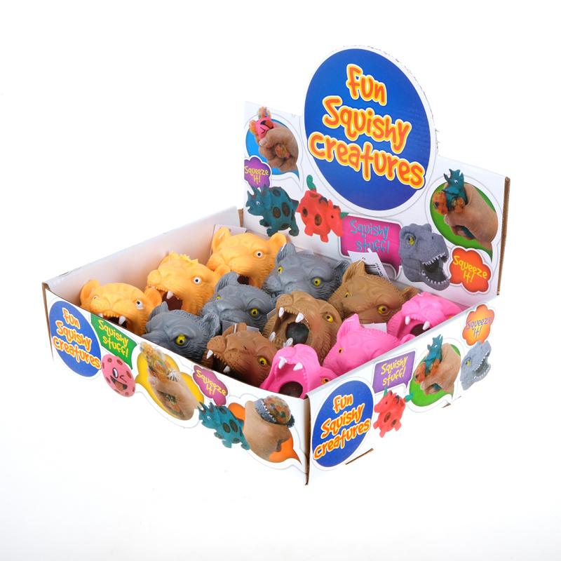 Squeeze Me Werewolf Pink, Orange, Grey, Brown - Mindfulness Toy