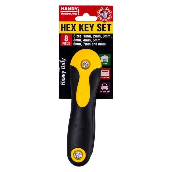Handy Hardware Hex Key 8pc