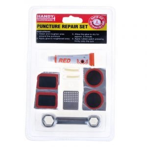 Handy Hardware Bicycle Puncture Repair Set 9pc