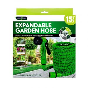 Premium Garden Hose Magic Expanding 5m (Expands To 15m) 5pc