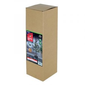 Battery Operated Christmas Tree With White Tips - 50cm
