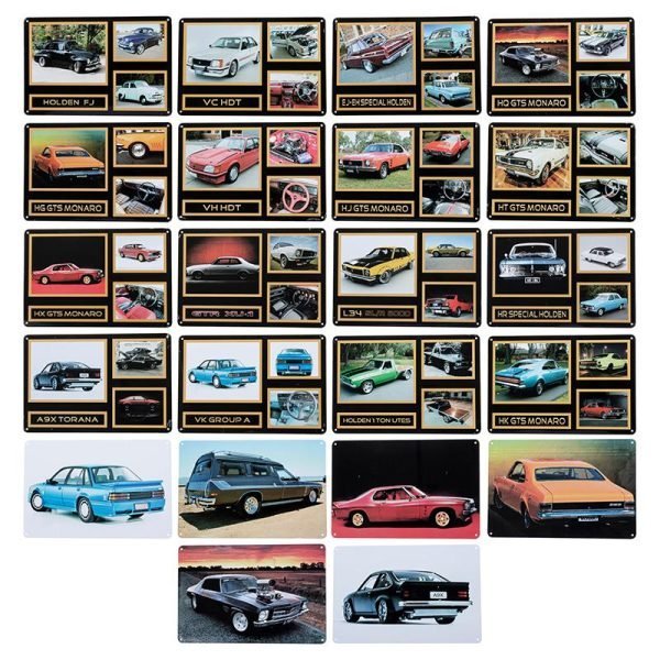 Man Cave Accessories Aussie Car Plate Sign 20cm x 30cm