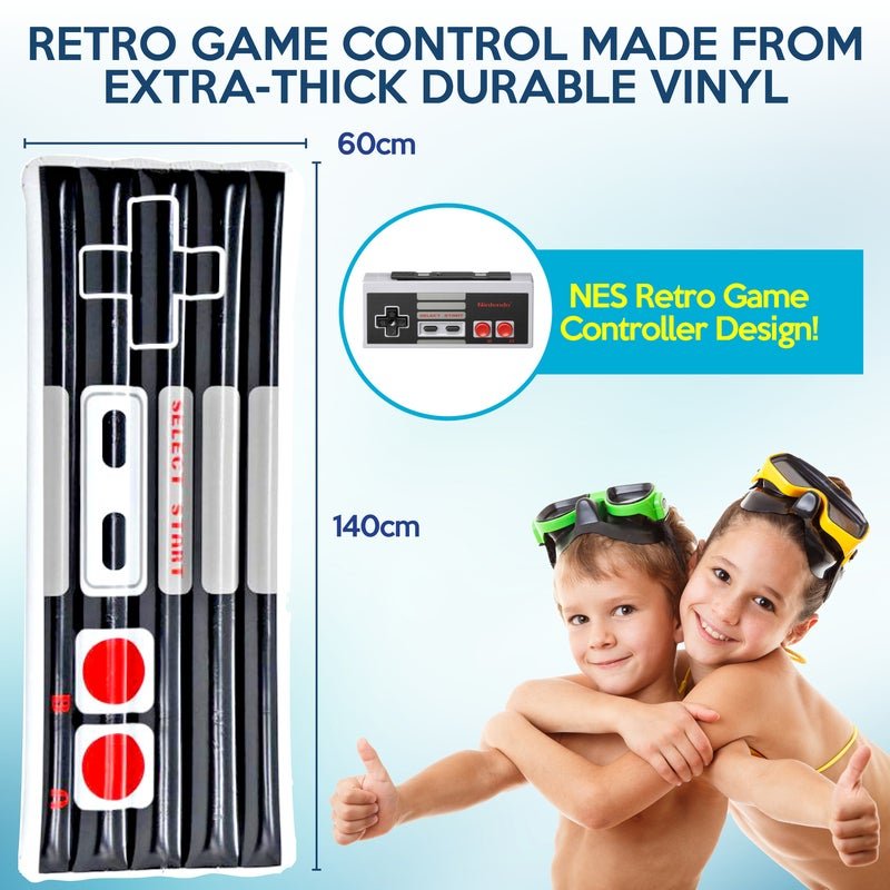 Inflatable Retro Game Control Air Bed - 140x60cm - Image 3