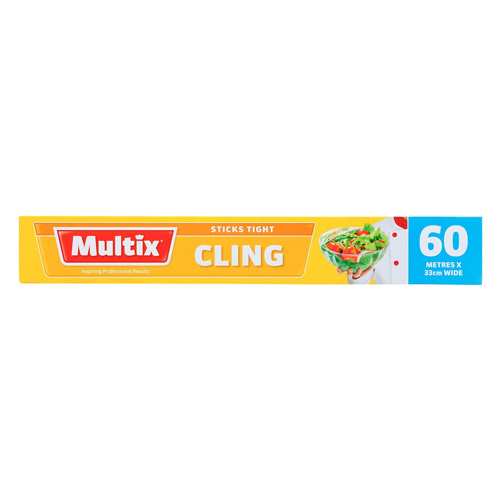Multix Cling Wrap Sticks Tight 60m x 33cm