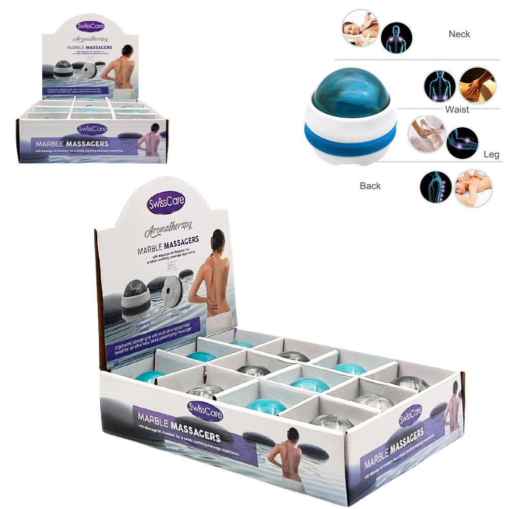 SwissCare Marble Massager With Massage Oil Chamber