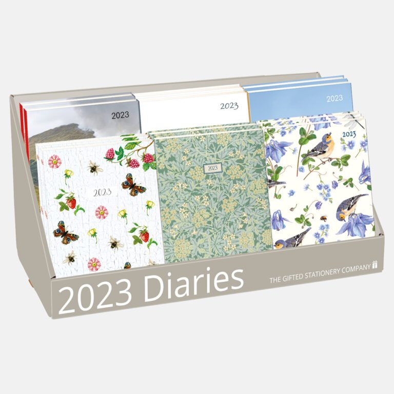 The Gifted Stationery 2023 A5 Padded Diaries Mix B - CDU