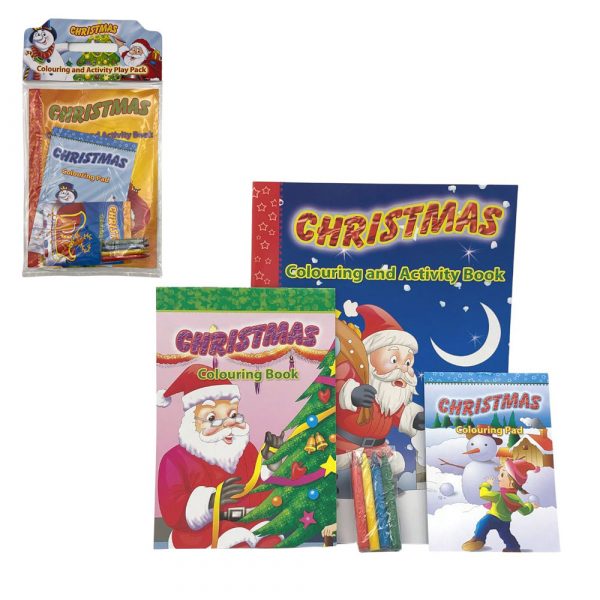 Christmas Colouring and Activity Play Pack - Assorted